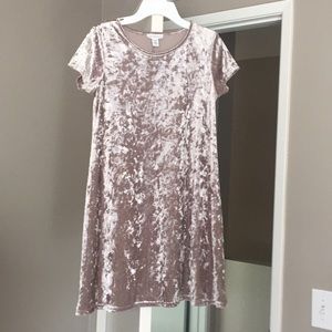 Crushed Velvet Dress